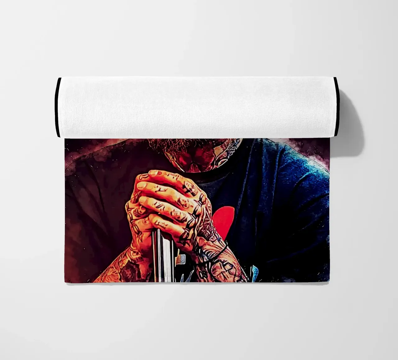 Arte di Post Malone telo mare da neonartroom