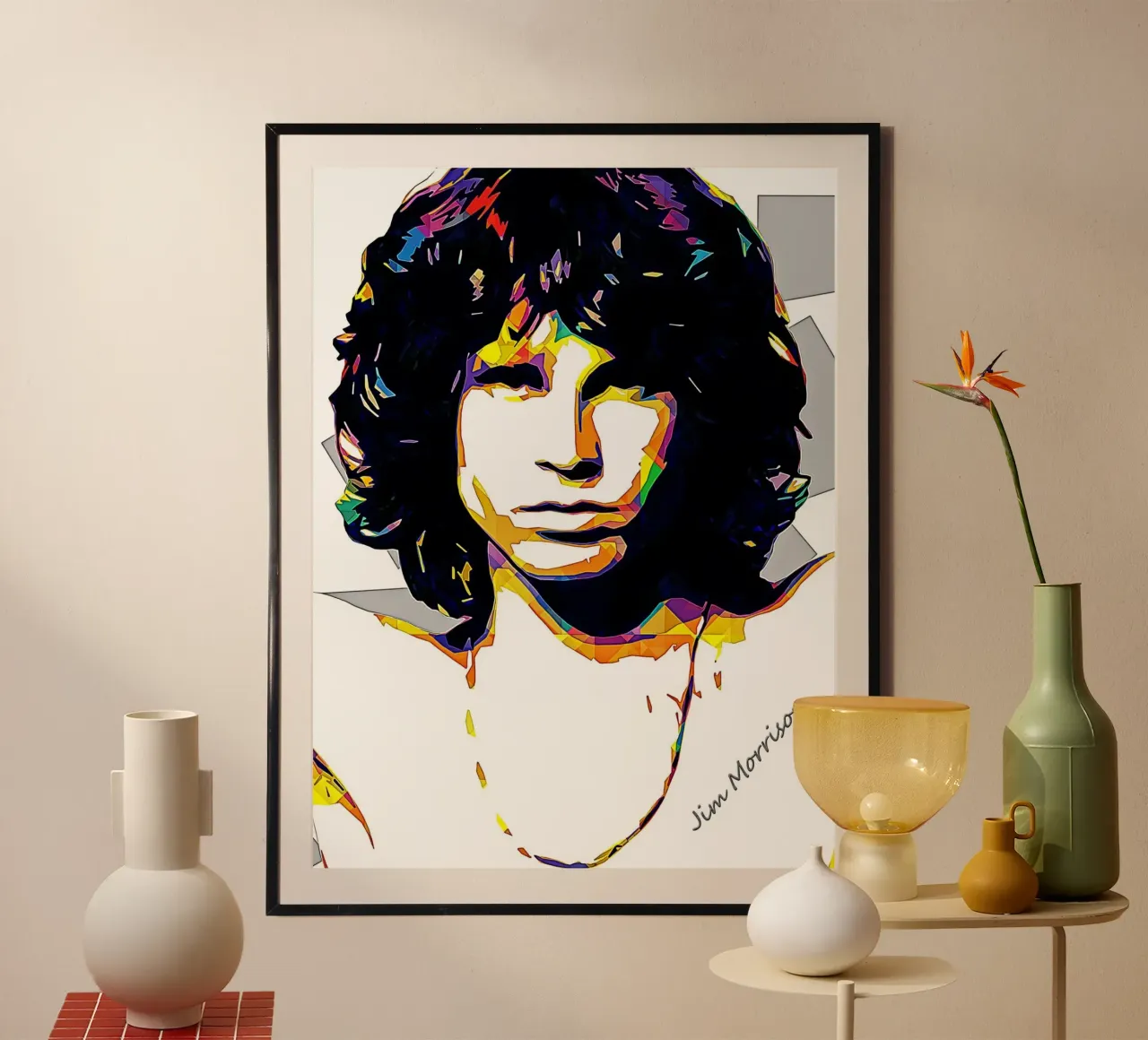 Arte di Morrison poster con telaio in legno da neonartroom