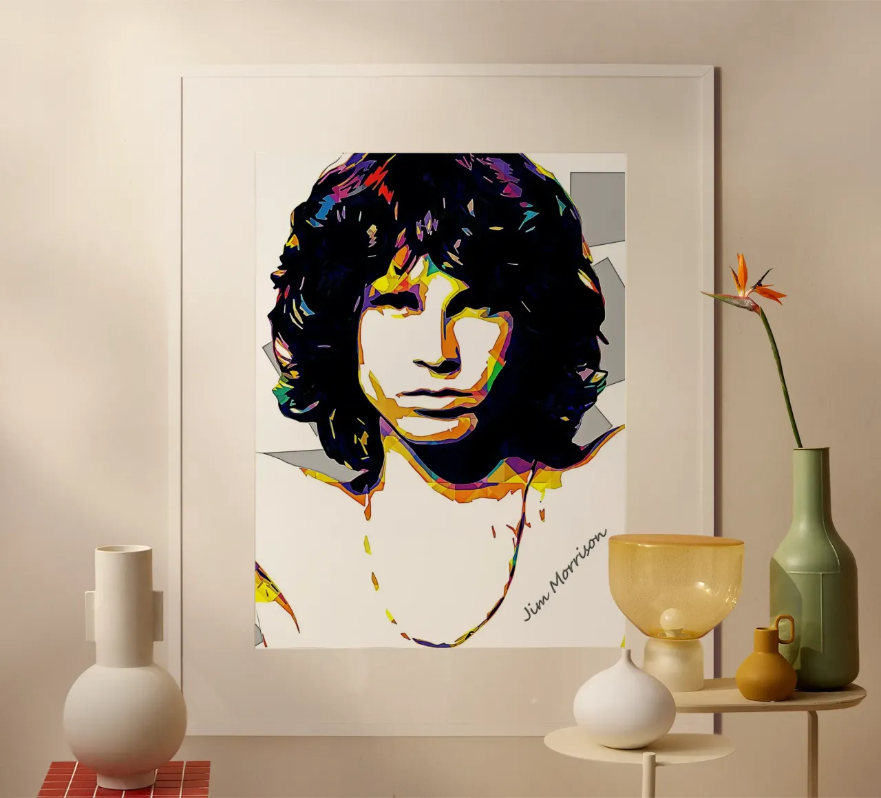 Arte di Morrison poster con telaio in legno da neonartroom