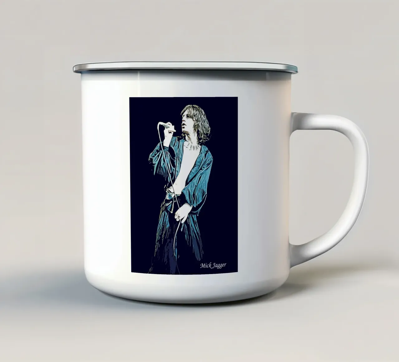 Arte di Jagger tazza in smalto da neonartroom