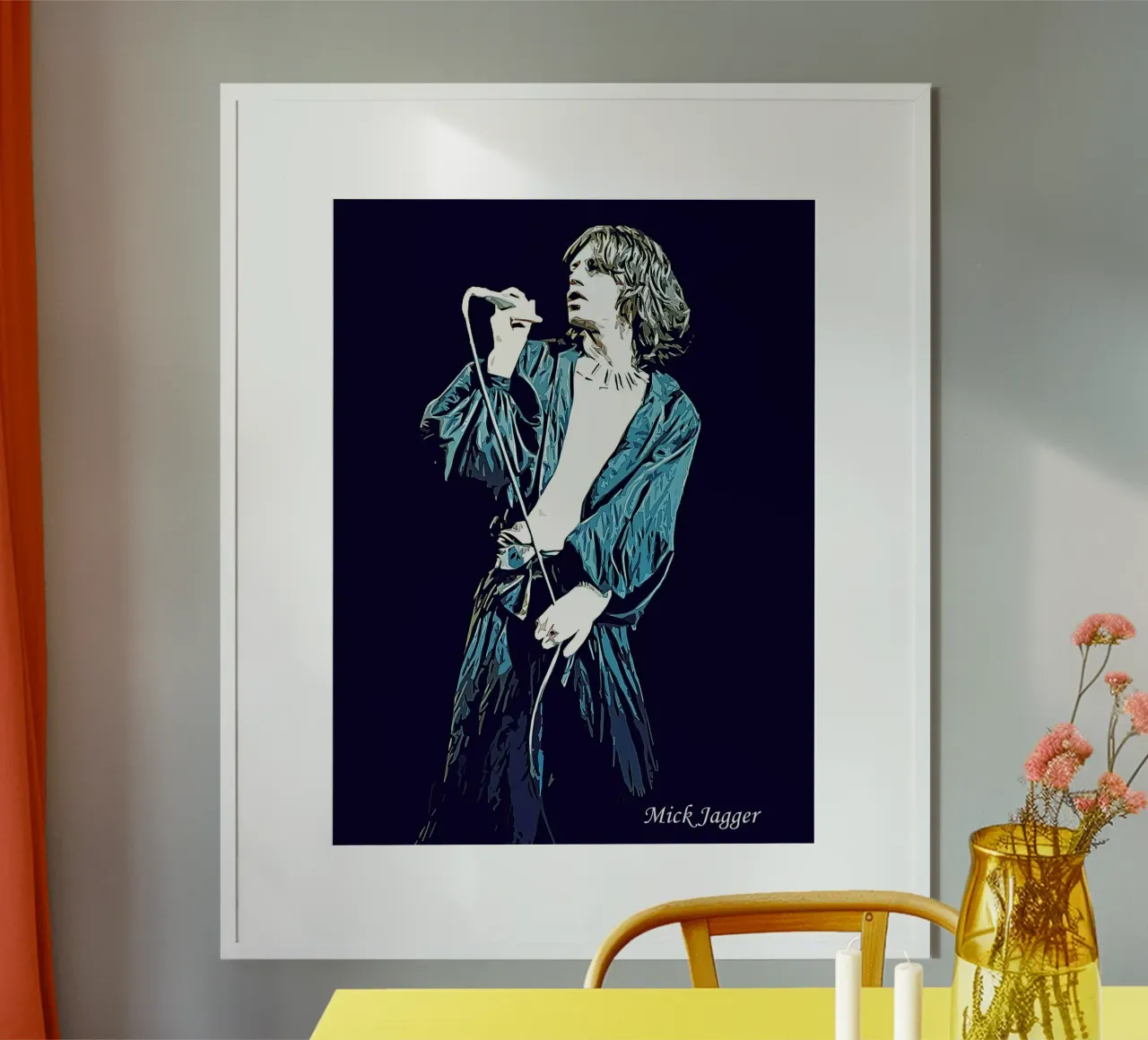 Arte di Jagger poster da neonartroom