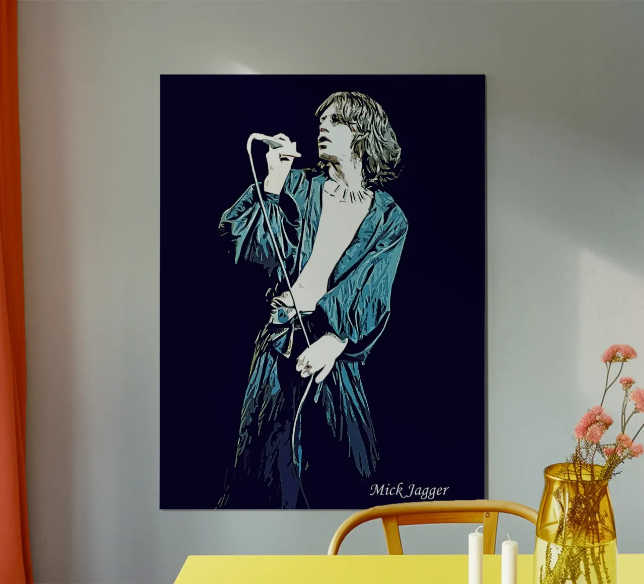 Arte di Jagger poster da neonartroom