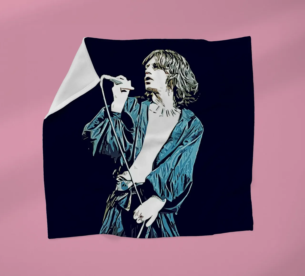 Arte di Jagger coperta in pile da neonartroom
