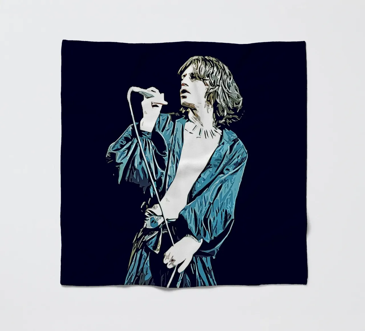 Arte di Jagger coperta in pile da neonartroom