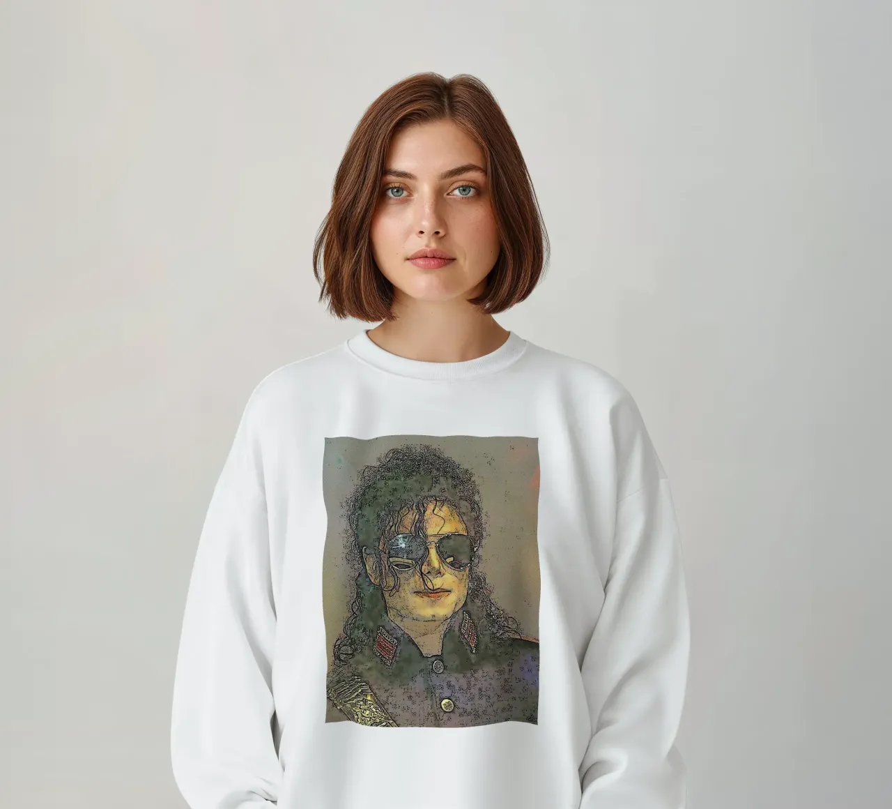 Arte di Michael Jackson felpa da neonartroom