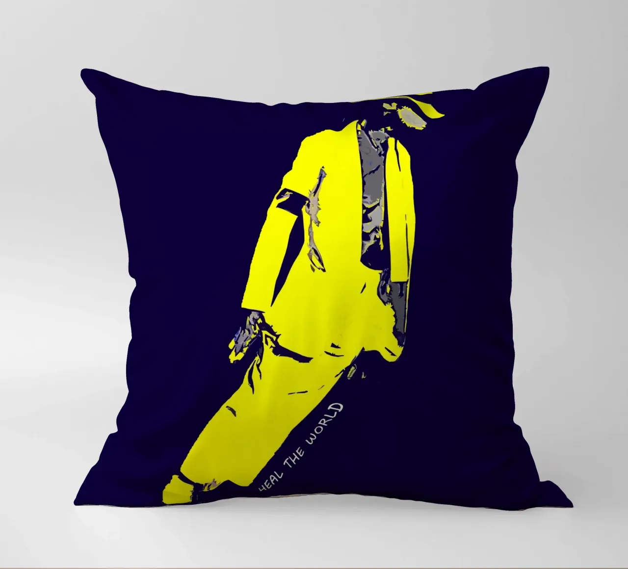 Guarisci il mondo di MJ cuscino da neonartroom