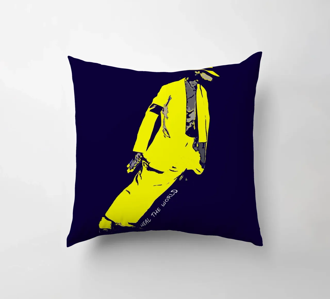 Guarisci il mondo di MJ cuscino da neonartroom