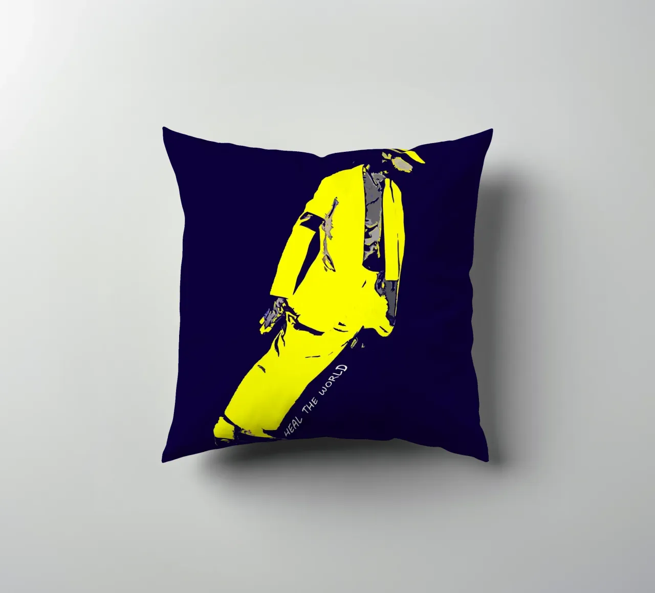 Guarisci il mondo di MJ cuscino da neonartroom