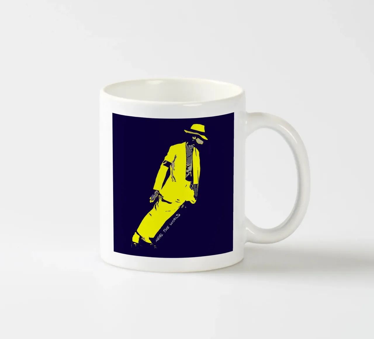 Guarisci il mondo di MJ tazza in ceramica da neonartroom