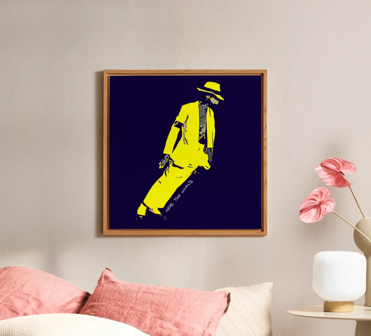 Guarisci il mondo di MJ alluminio dibond da neonartroom