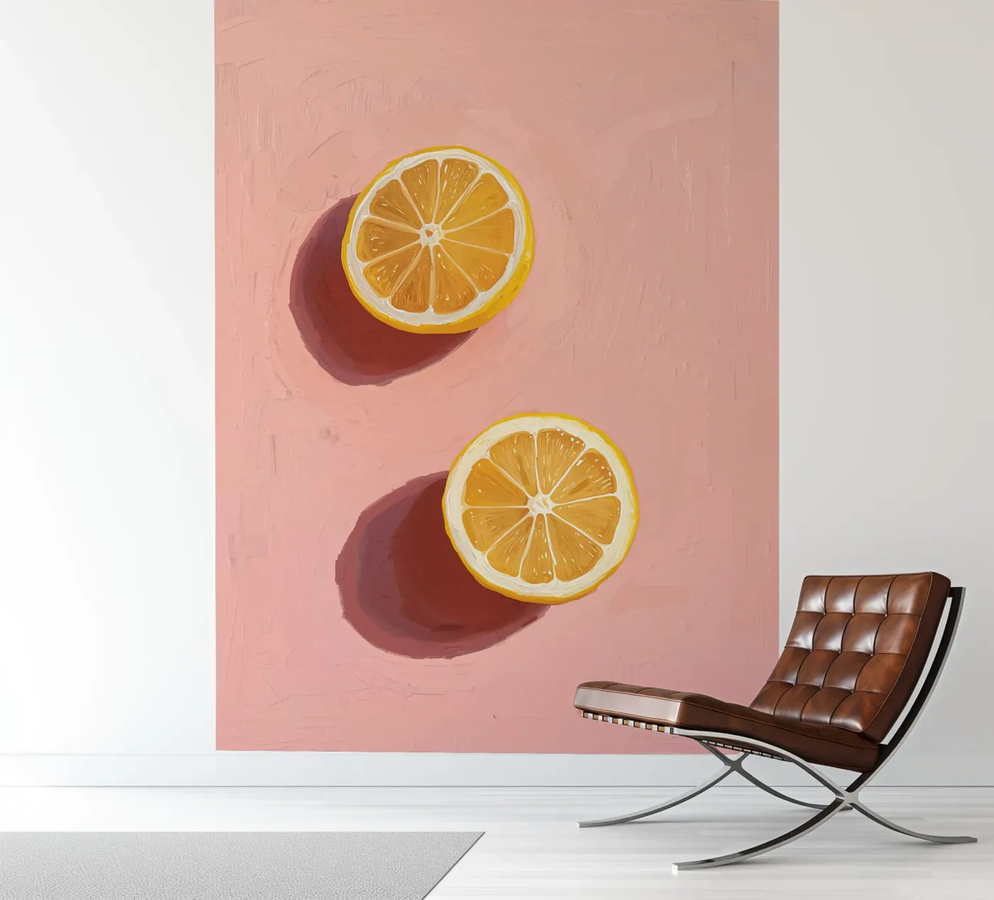 LEMON fotobehang van ilustration sofia doyle