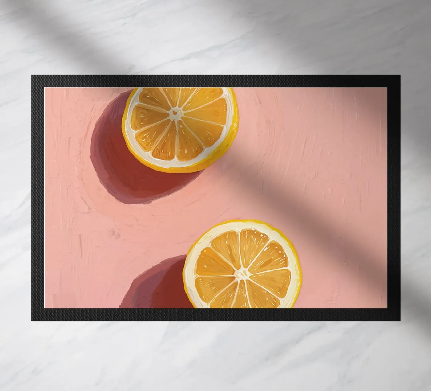LEMON Fußmatte von ilustration sofia doyle
