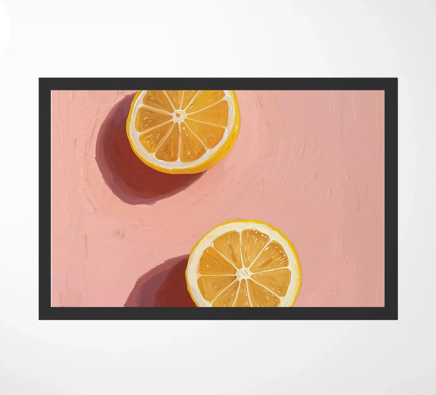 LEMON Fußmatte von ilustration sofia doyle