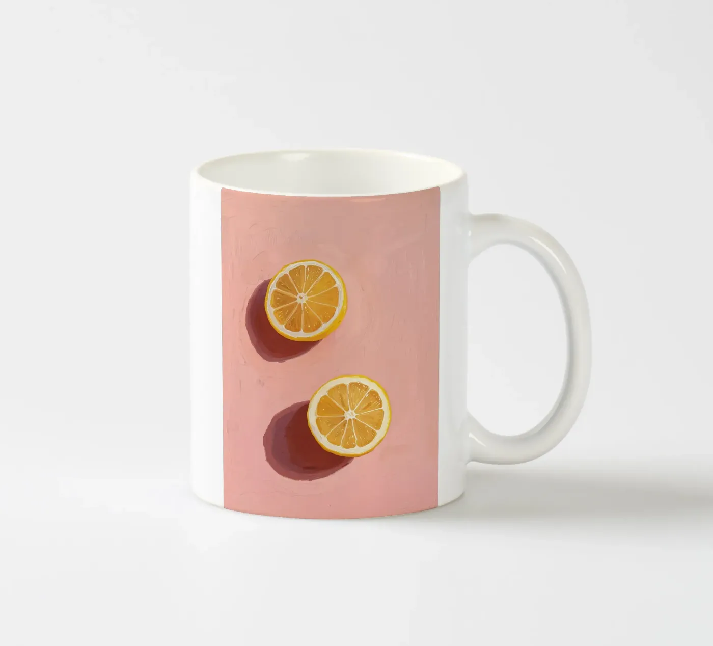 LEMON ceramic mug by ilustration sofia doyle