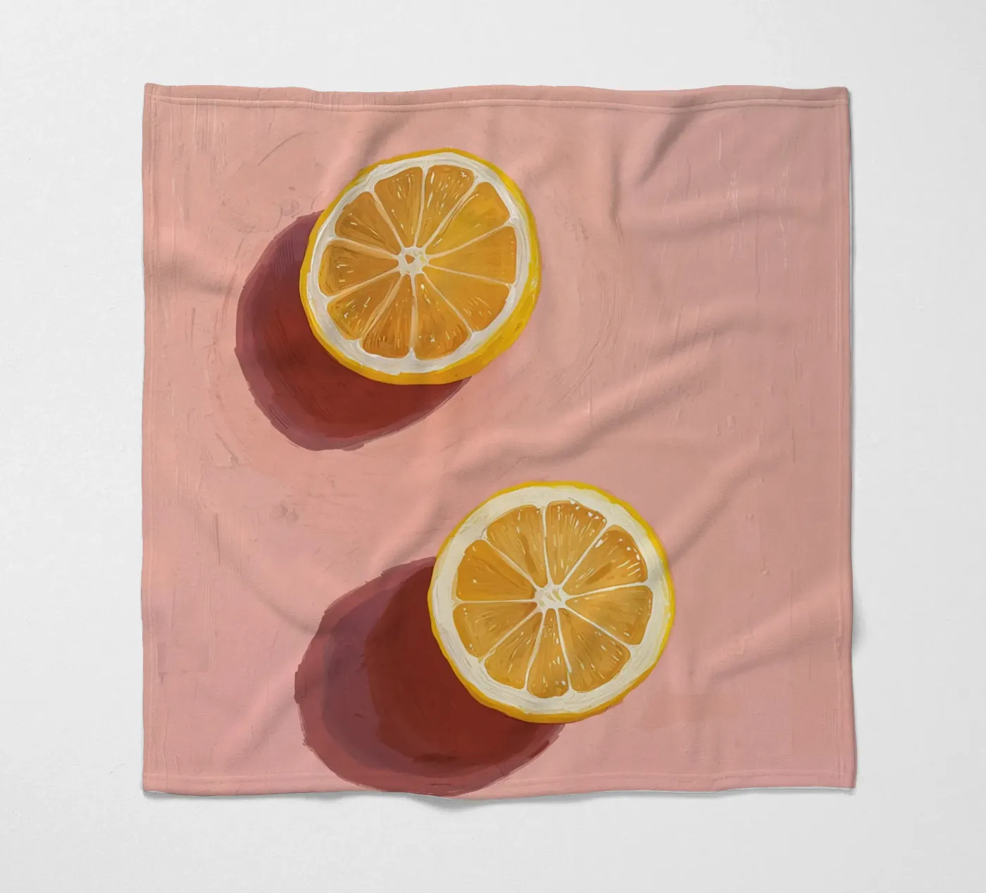 LEMON Fleecedecke von ilustration sofia doyle