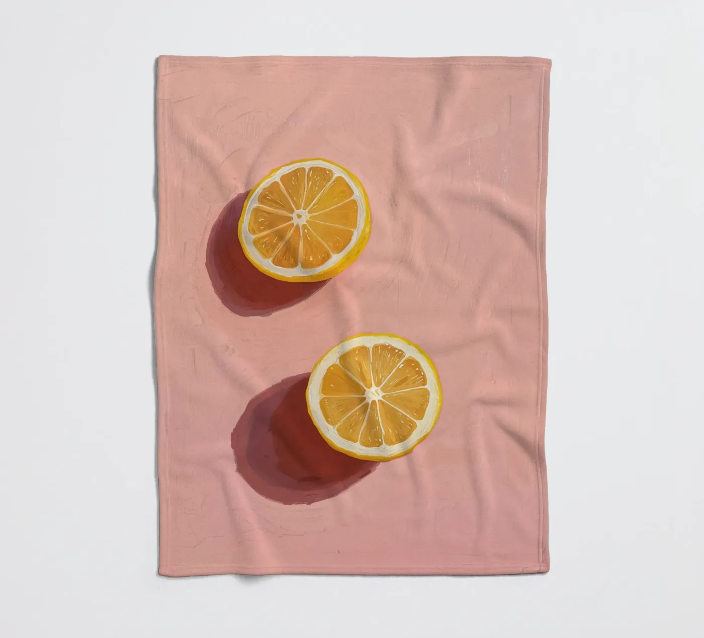 LEMON Fleecedecke von ilustration sofia doyle
