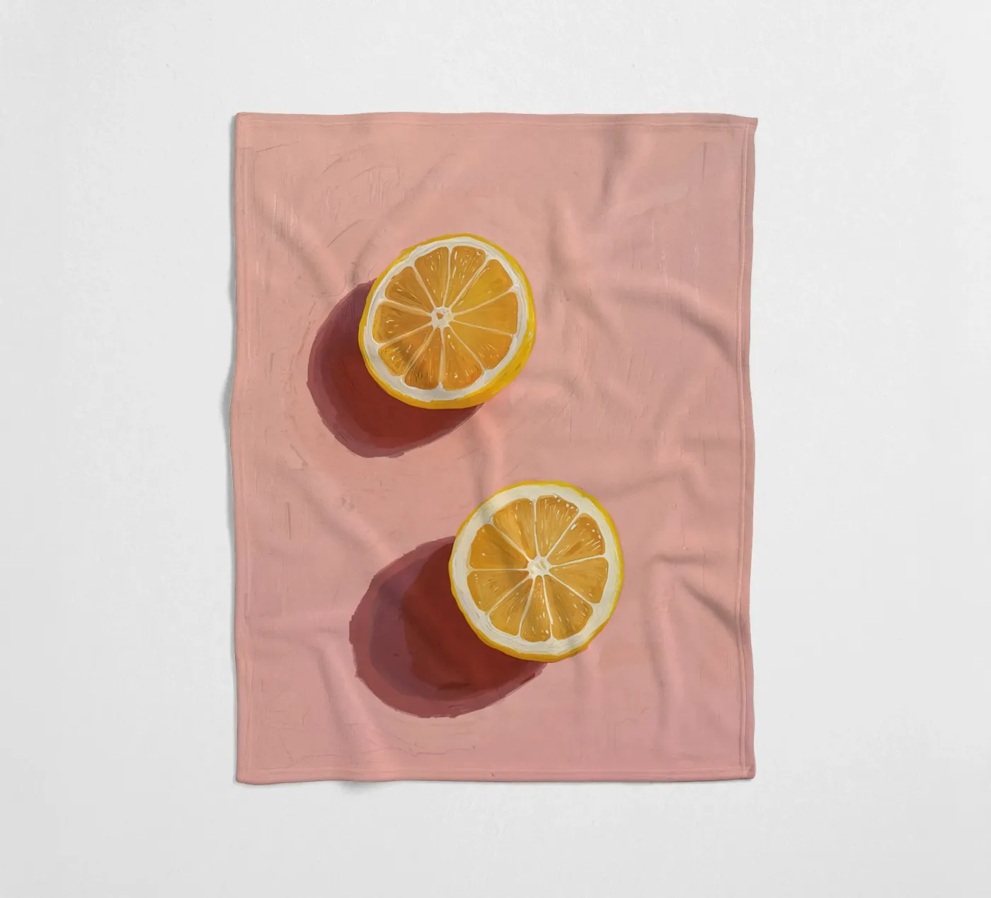 LEMON Fleecedecke von ilustration sofia doyle