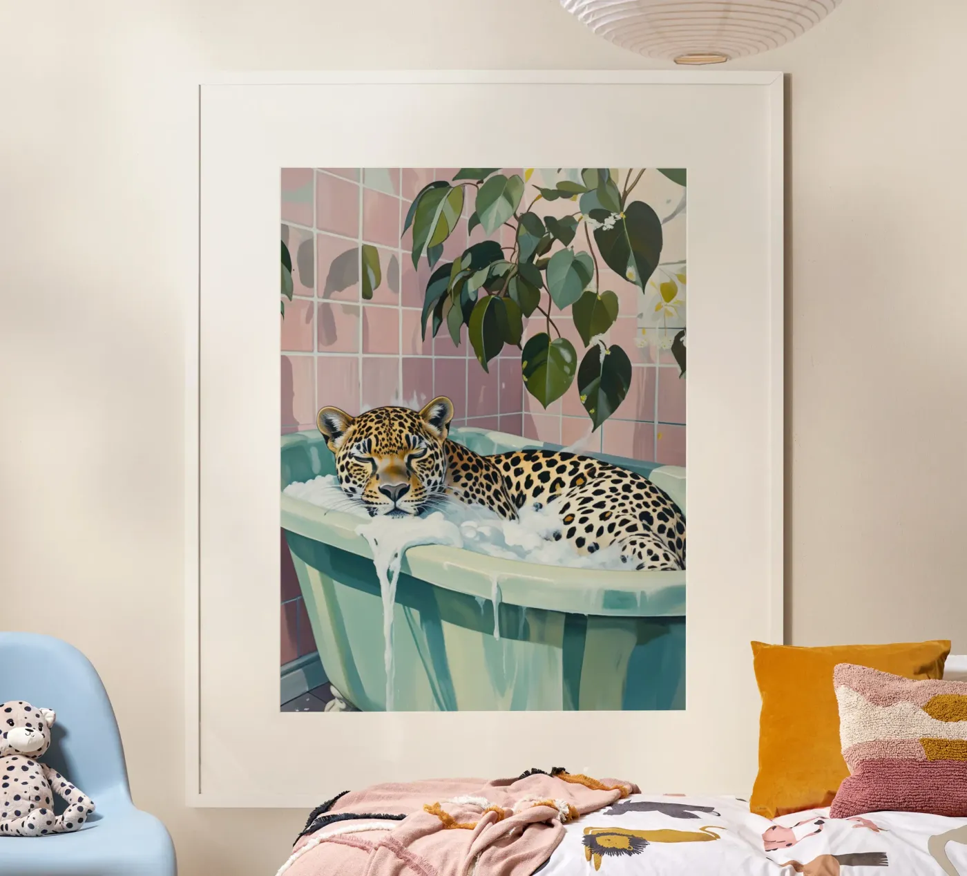 Rust, Luipaard poster van ilustration sofia doyle