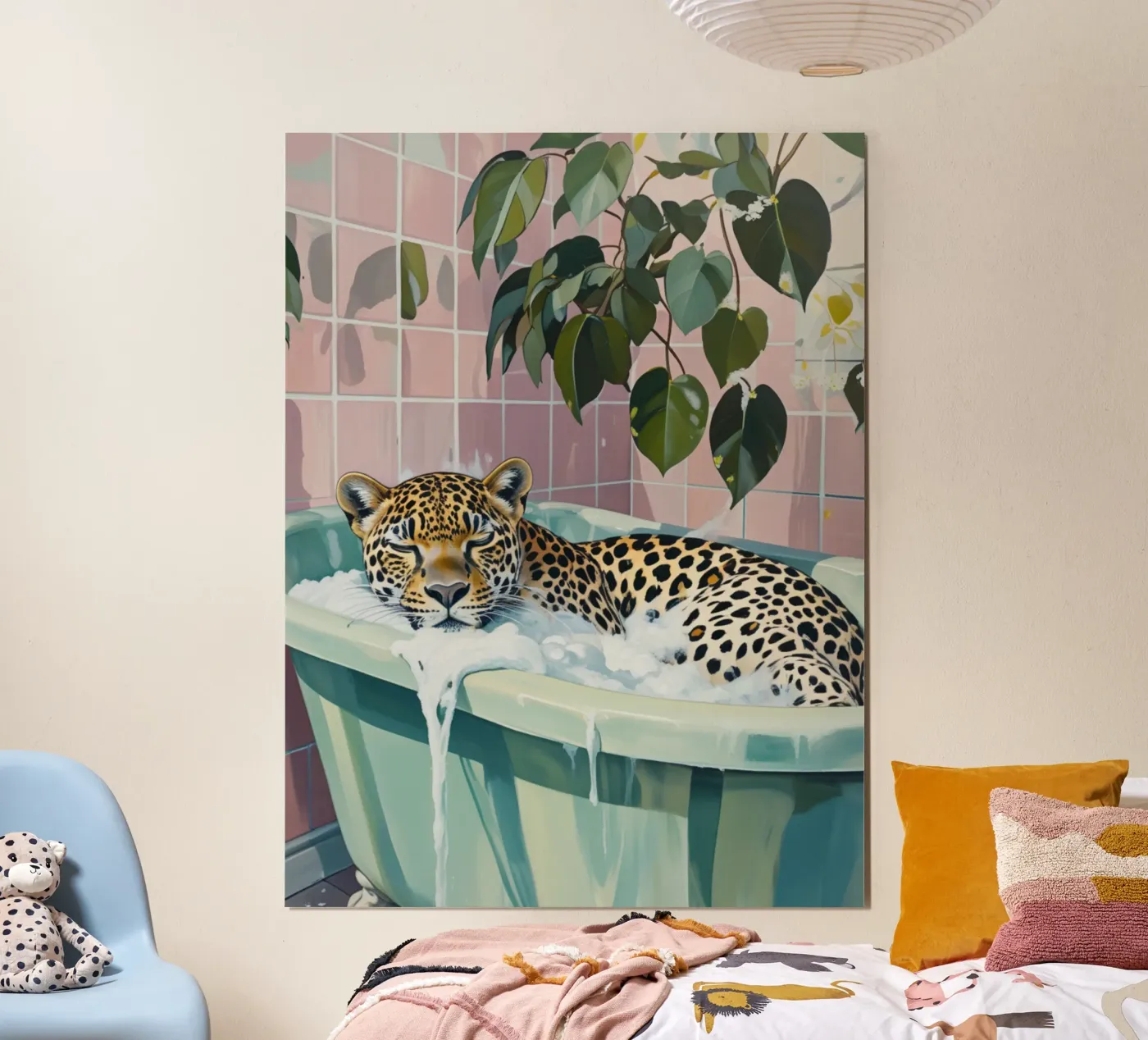 Rust, Luipaard poster van ilustration sofia doyle