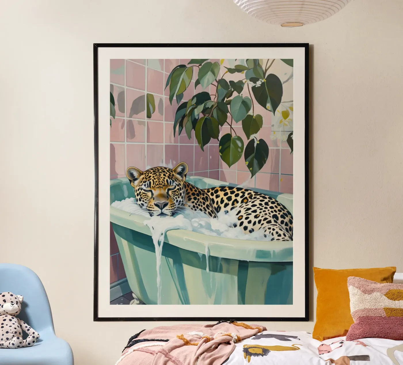 Rust, Luipaard poster van ilustration sofia doyle