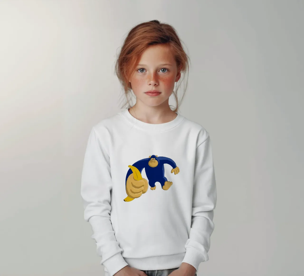 Blue Gorilla kinder sweatshirt van Asobōze