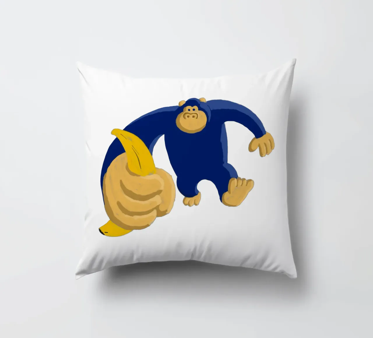 Gorilla blu cuscino da Asobōze
