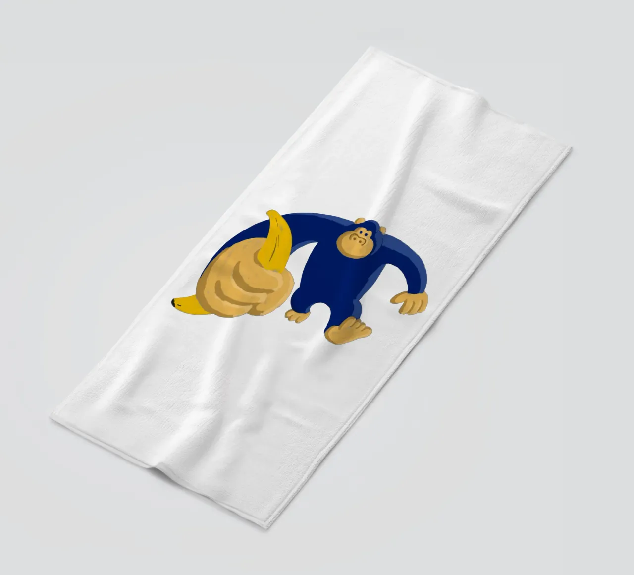 Gorilla blu telo mare da Asobōze