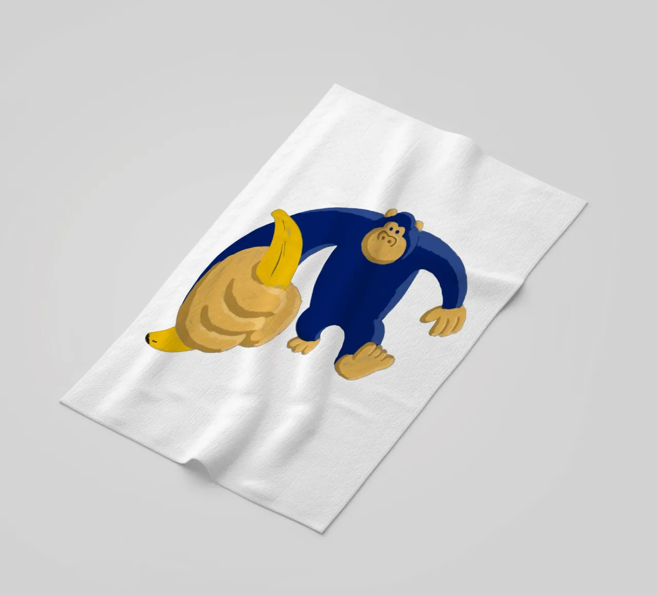 Gorilla blu telo mare da Asobōze