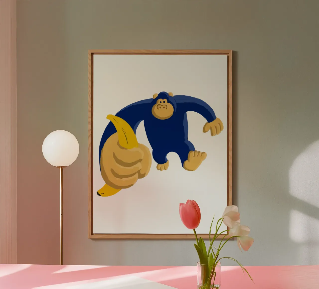 Gorilla blu alluminio dibond da Asobōze