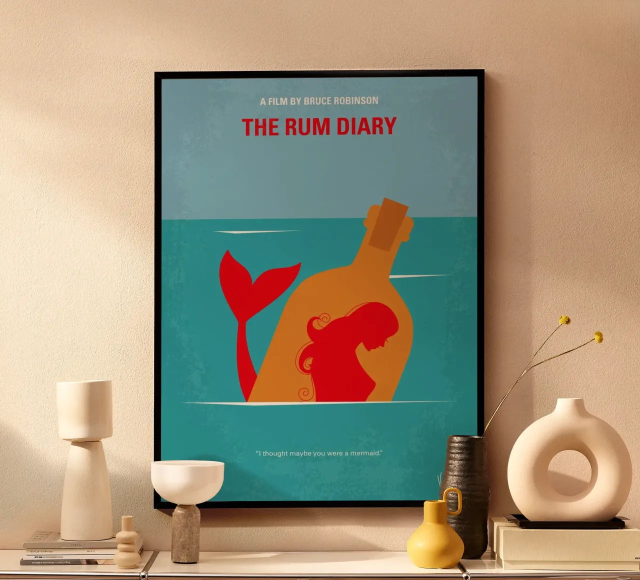 No925 My The Rum Diary minimal movie poster poster da Chungkong