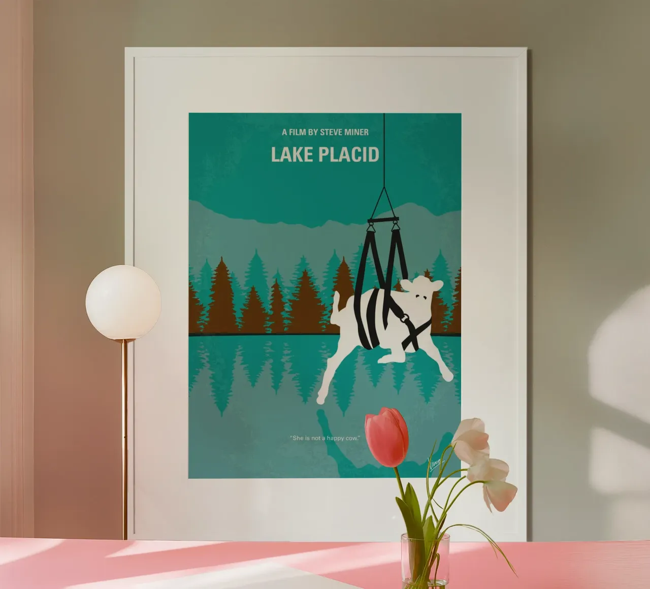 No944 My Lake Placid minimal movie poster poster da Chungkong