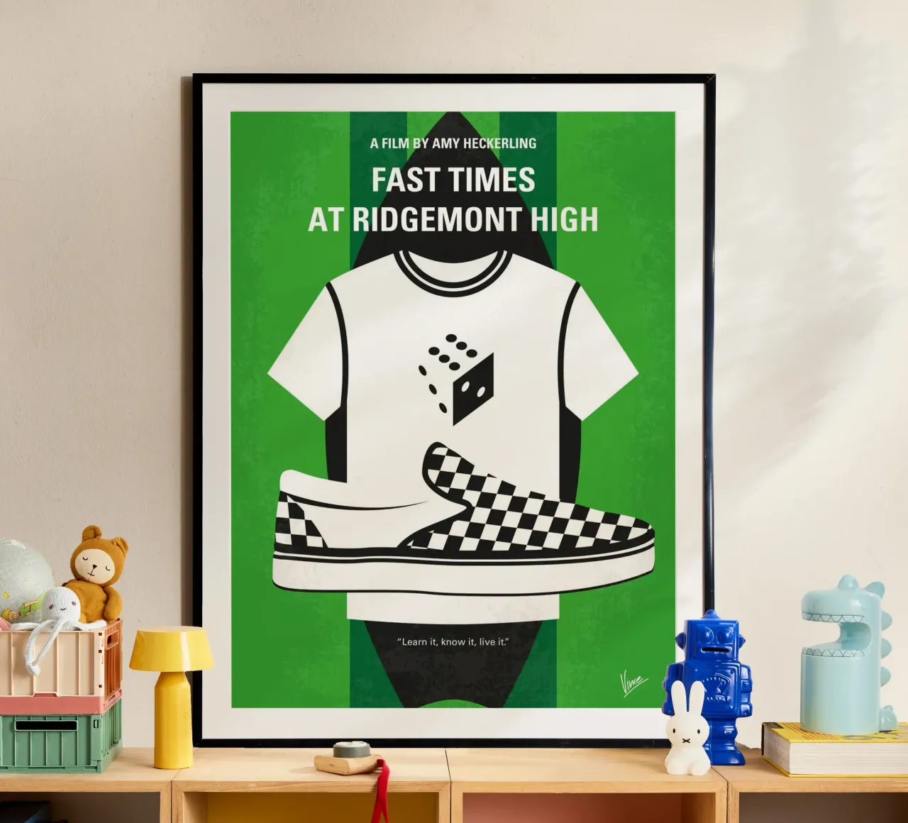No946 My Fast Times at Ridgemont High minimal movie poster poster de Chungkong