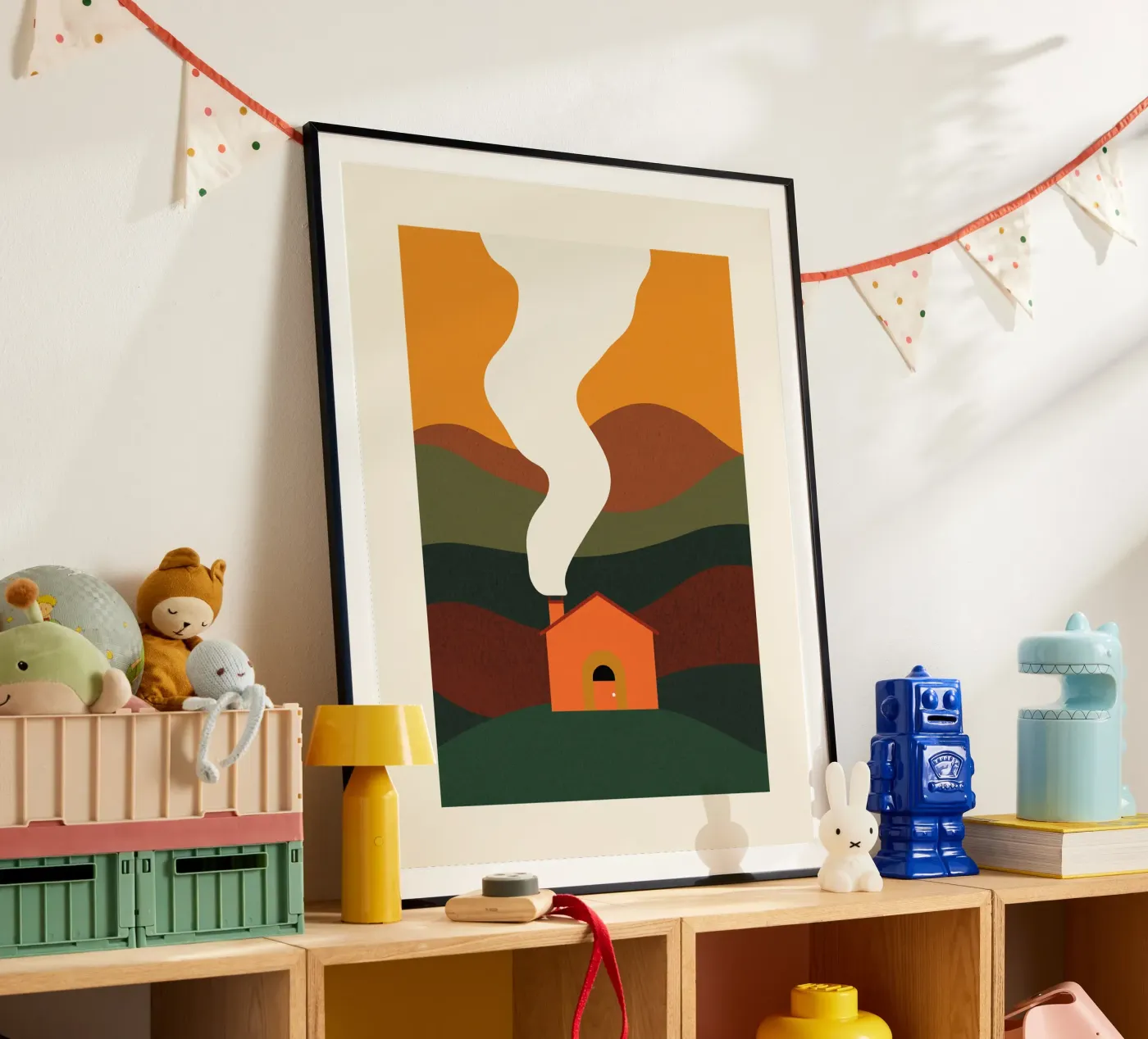 Orange house poster da Lenka