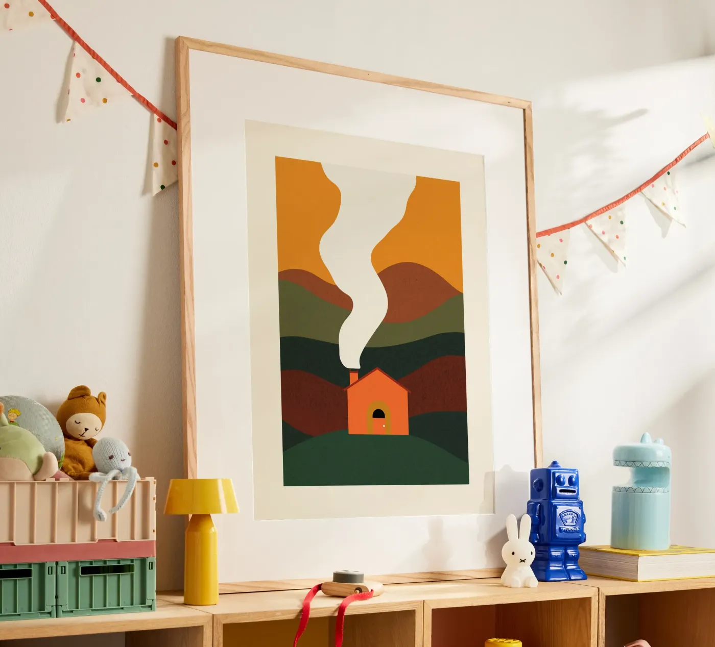 Orange house poster da Lenka