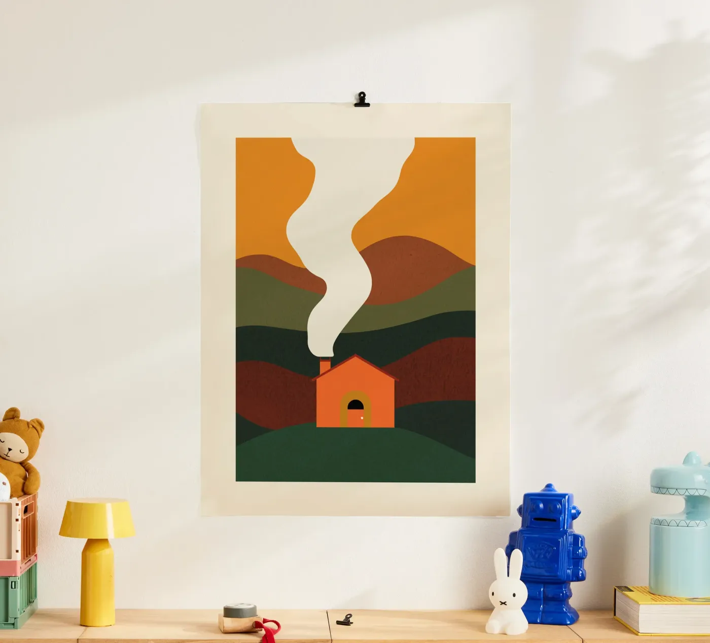 Orange house poster da Lenka