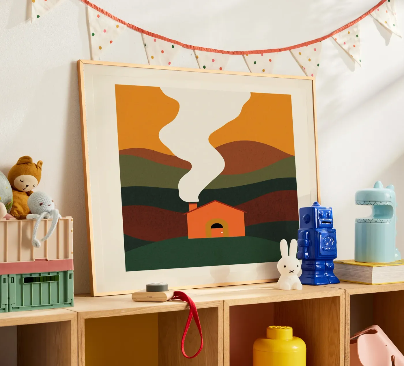 Orange house poster da Lenka
