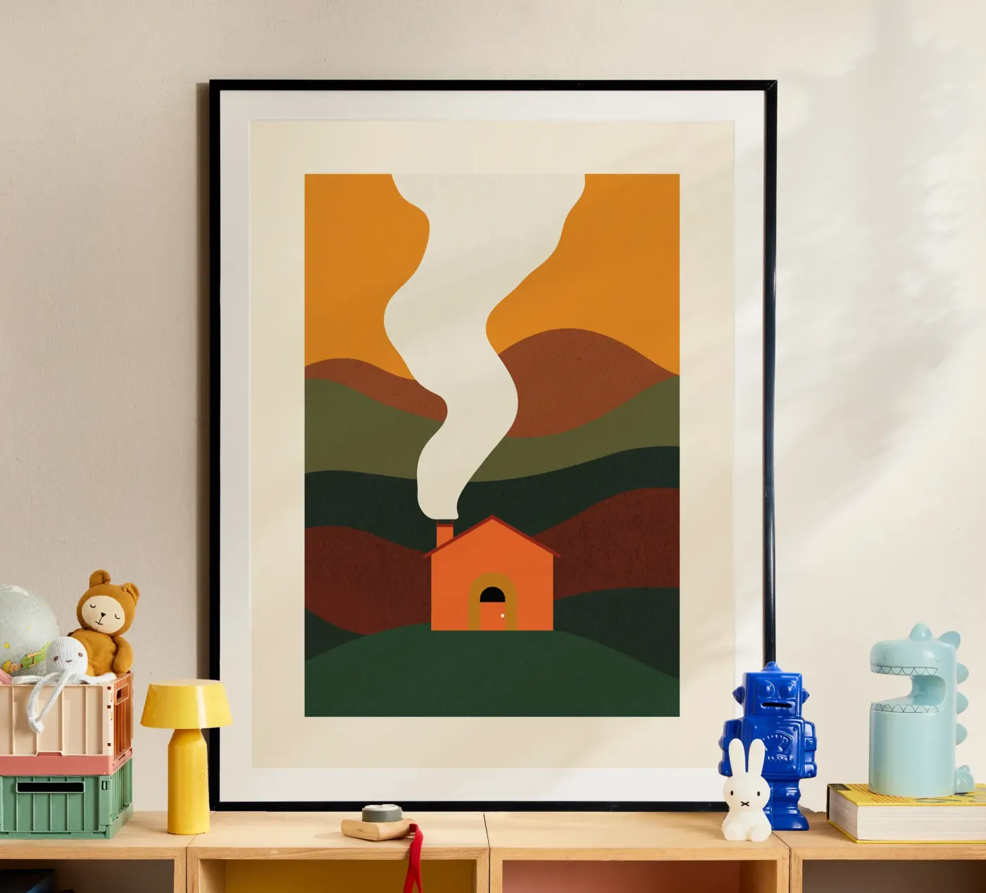 Orange house poster da Lenka