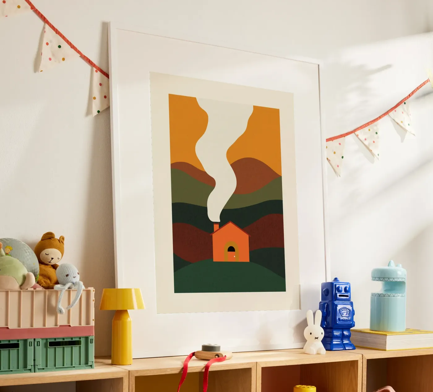 Orange house poster da Lenka