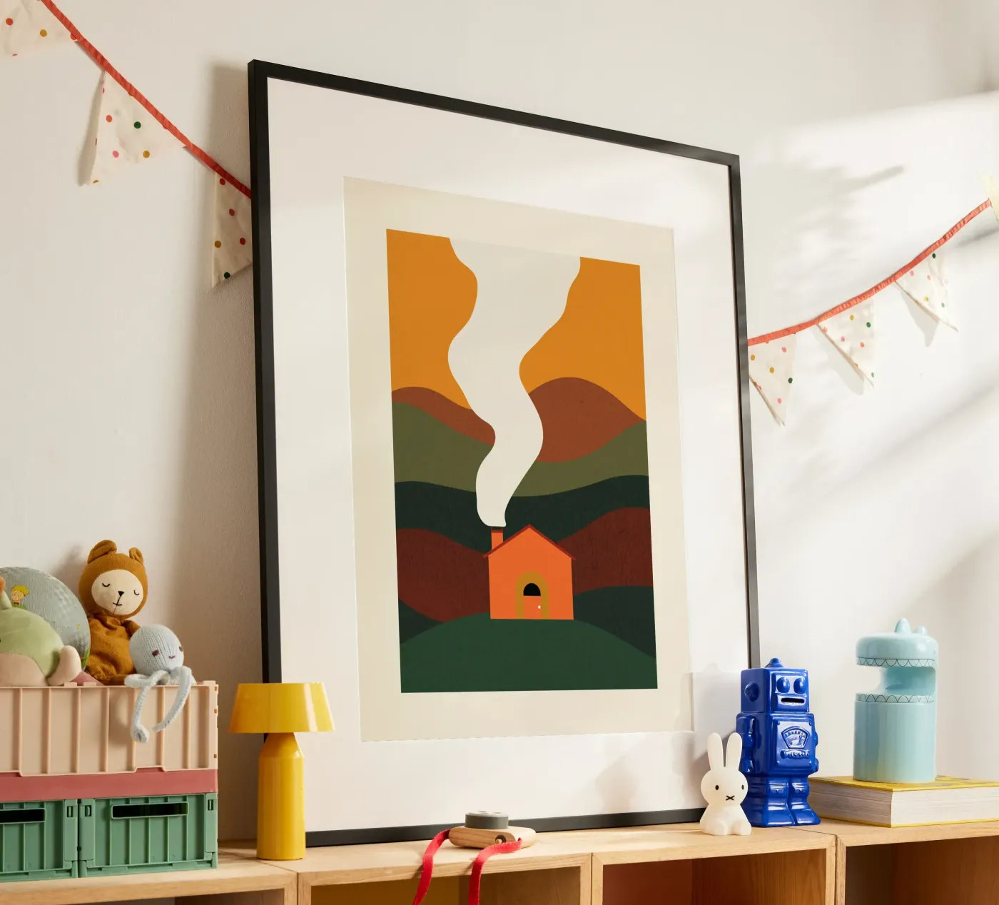Orange house poster da Lenka