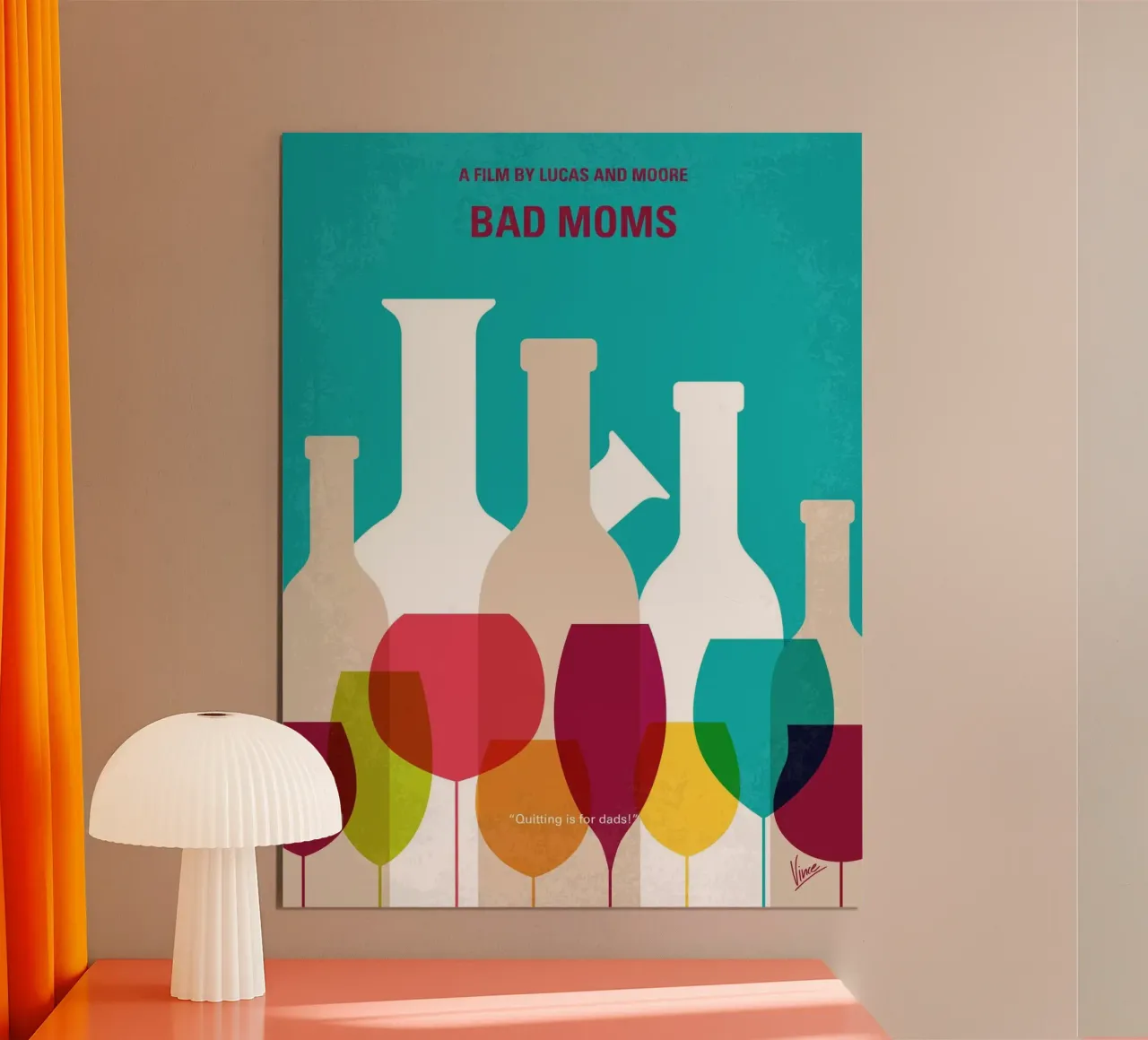 No951 My Bad Moms minimal movie poster poster with plastic frame by Chungkong