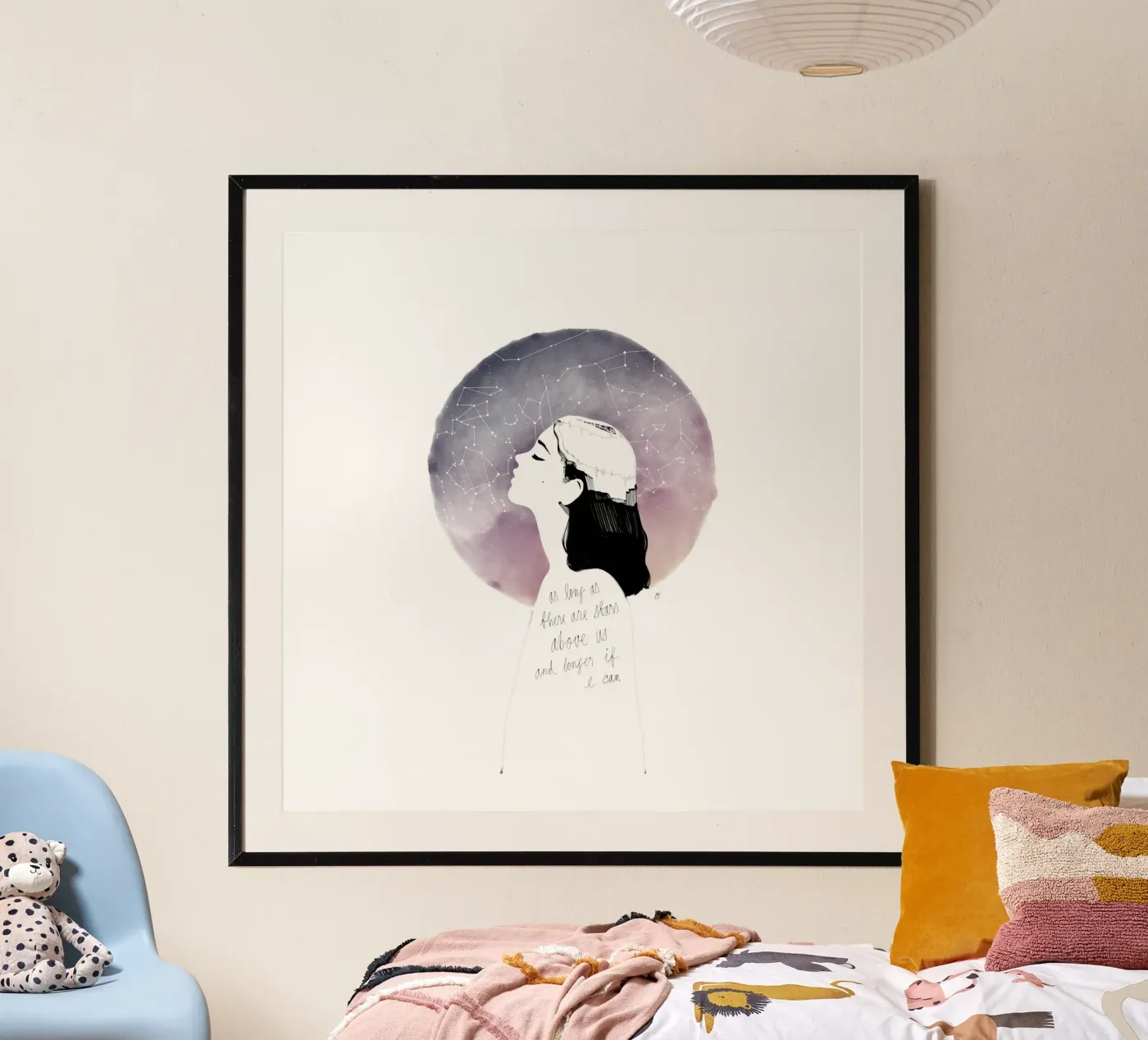 As Long As There Are Stars Above Us Poster von Manuel Rebollo