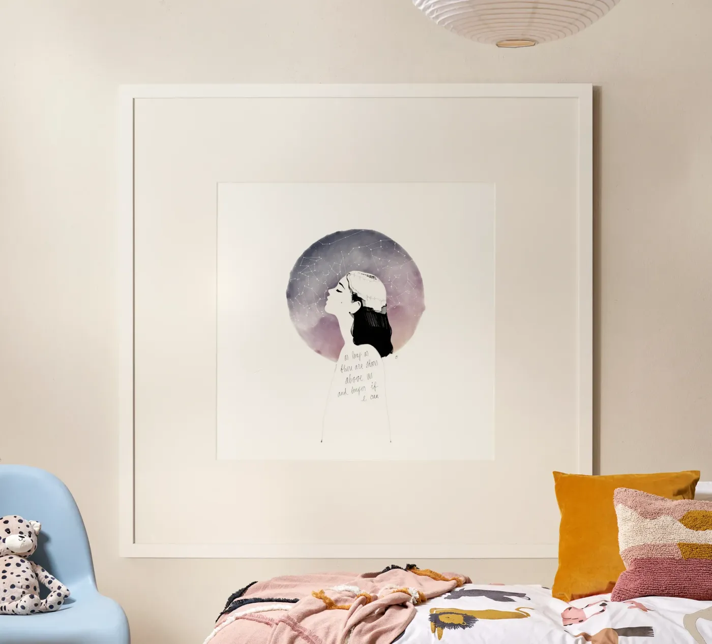 As Long As There Are Stars Above Us Poster von Manuel Rebollo