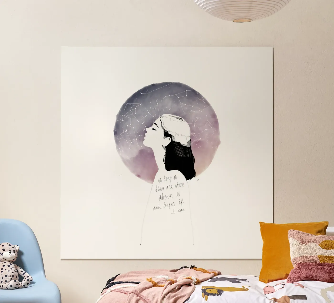 As Long As There Are Stars Above Us Poster von Manuel Rebollo