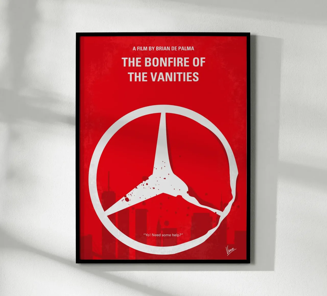 No955 My The Bonfire of the Vanities minimal movie poster poster da Chungkong