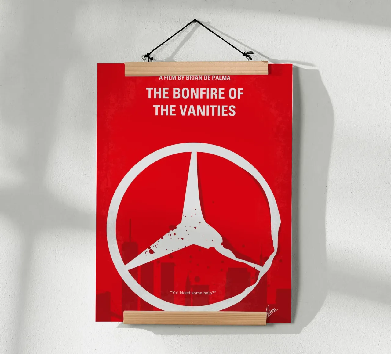 No955 My The Bonfire of the Vanities minimal movie poster poster da Chungkong