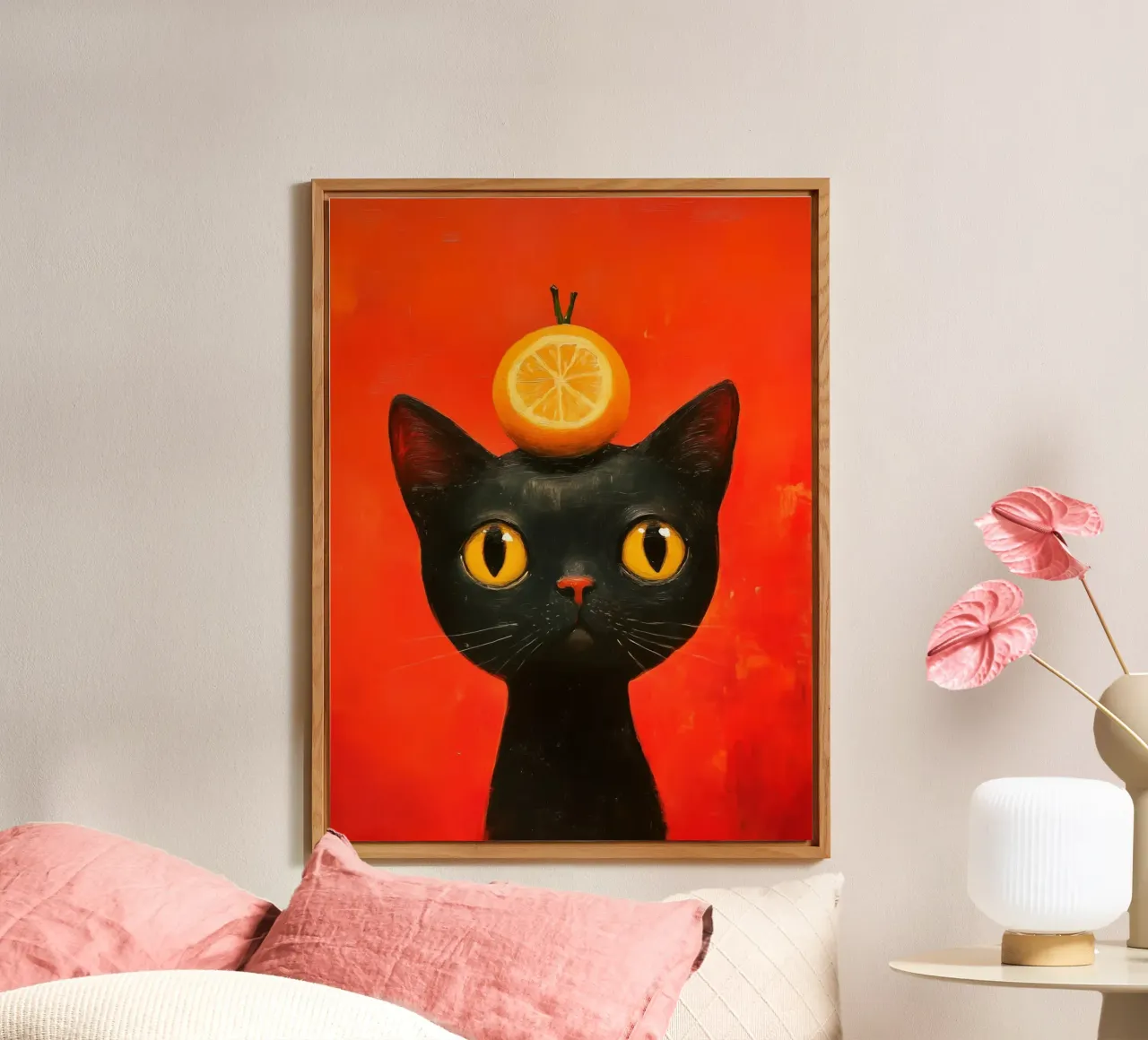 Gatto svizzero Guglielmo Tell Pop Art alluminio dibond da Autofocus