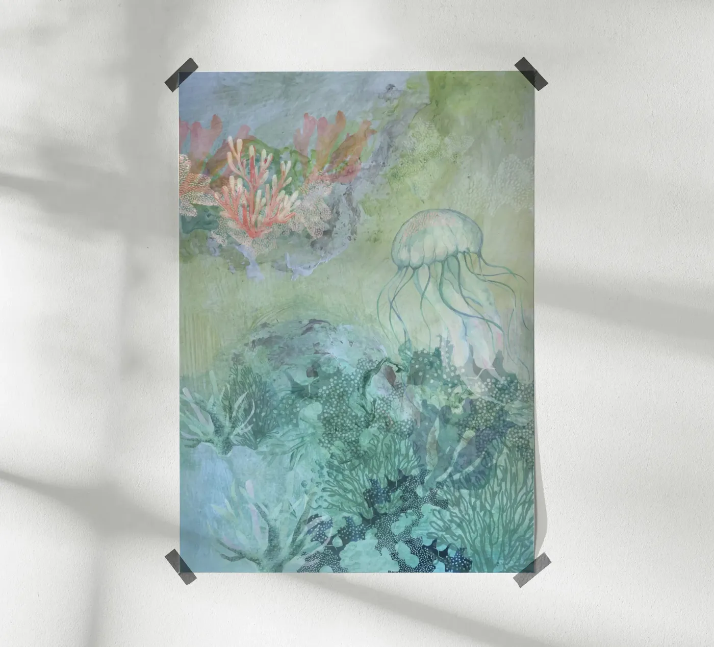Ocean Whisper poster da Iszah Studio