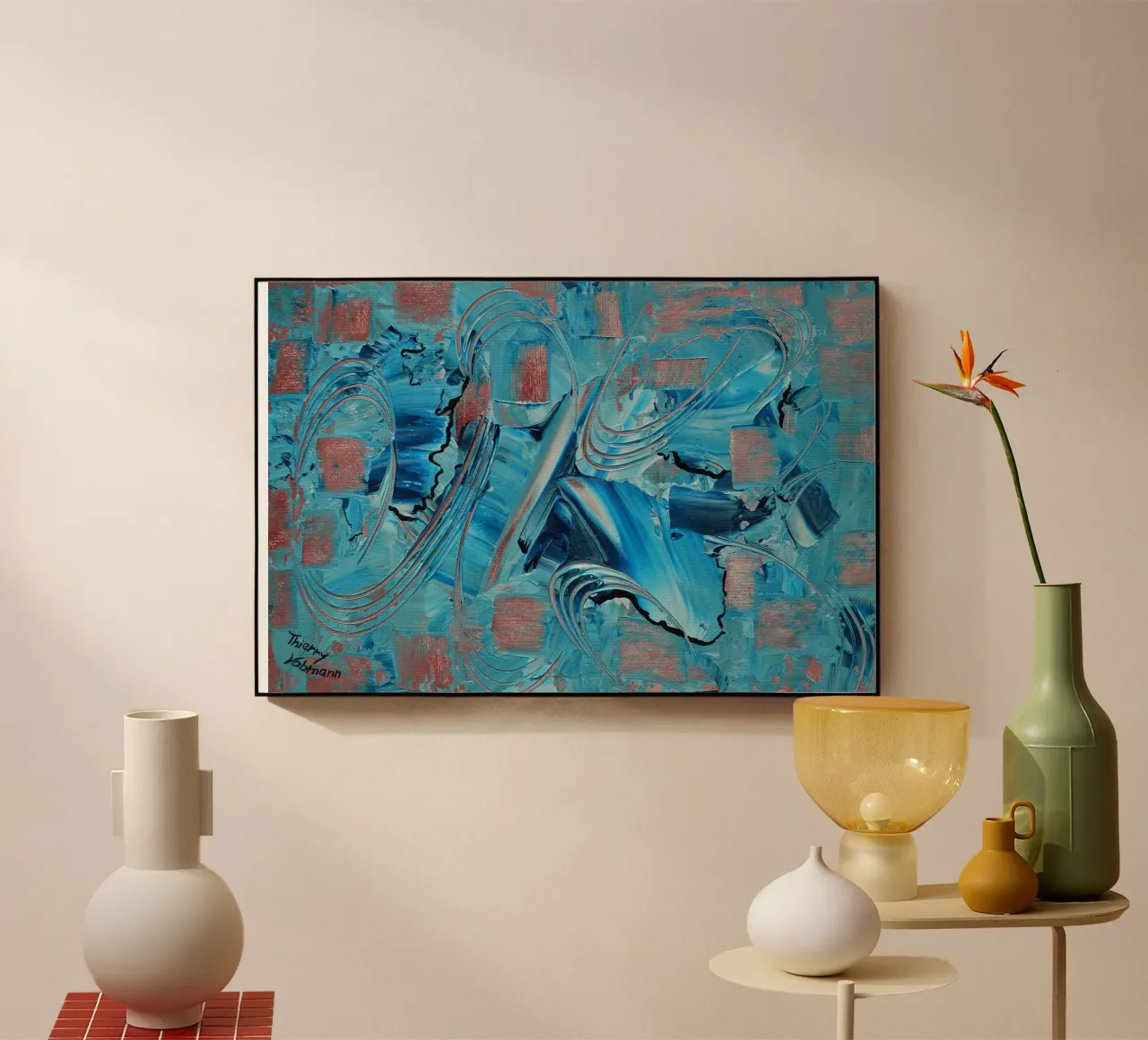 IDEAL GIFT 38 plexiglass da Thierry Vobmann Abstract painting