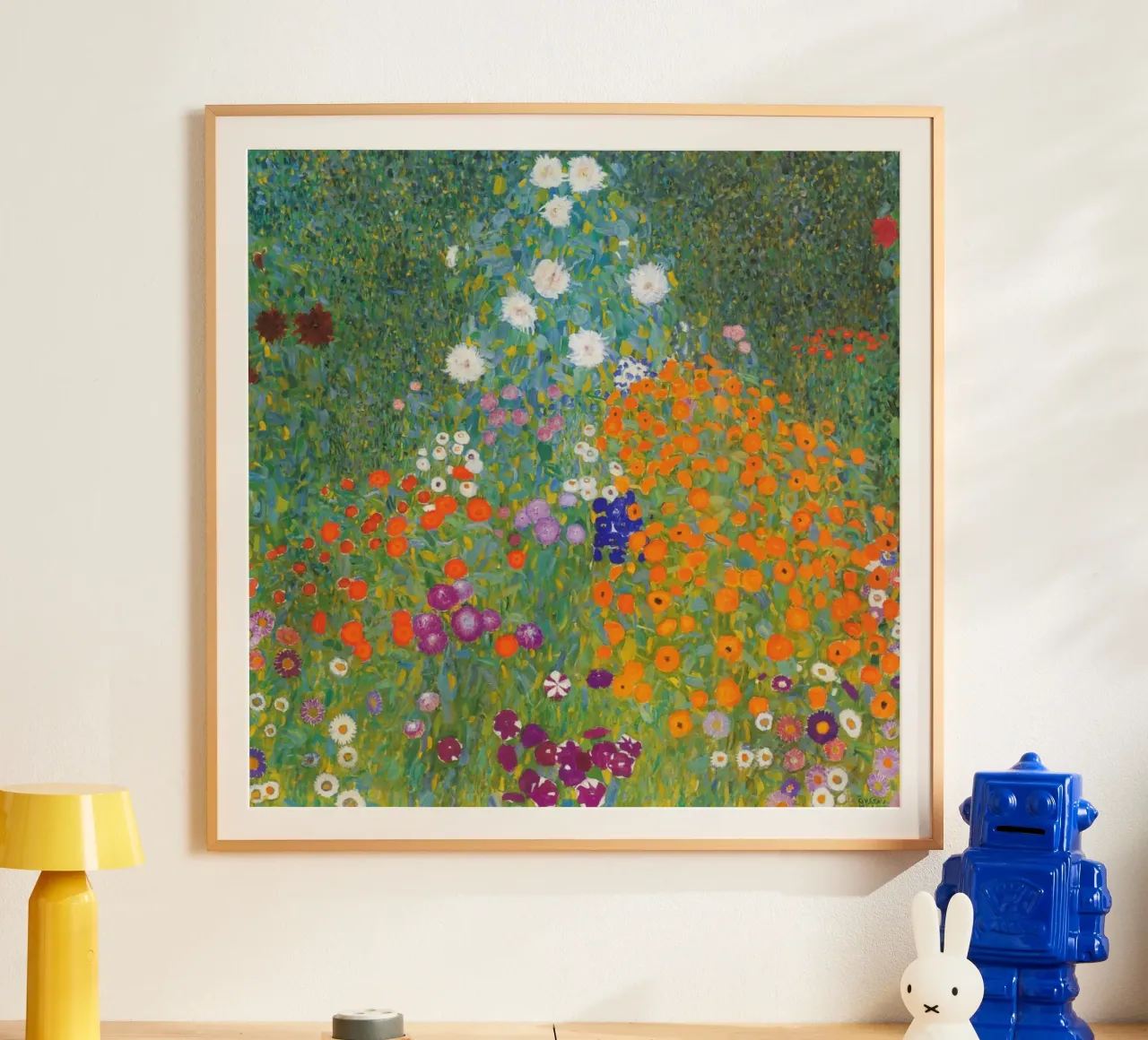 Gustav Klimt - Giardino fiorito poster da William Store