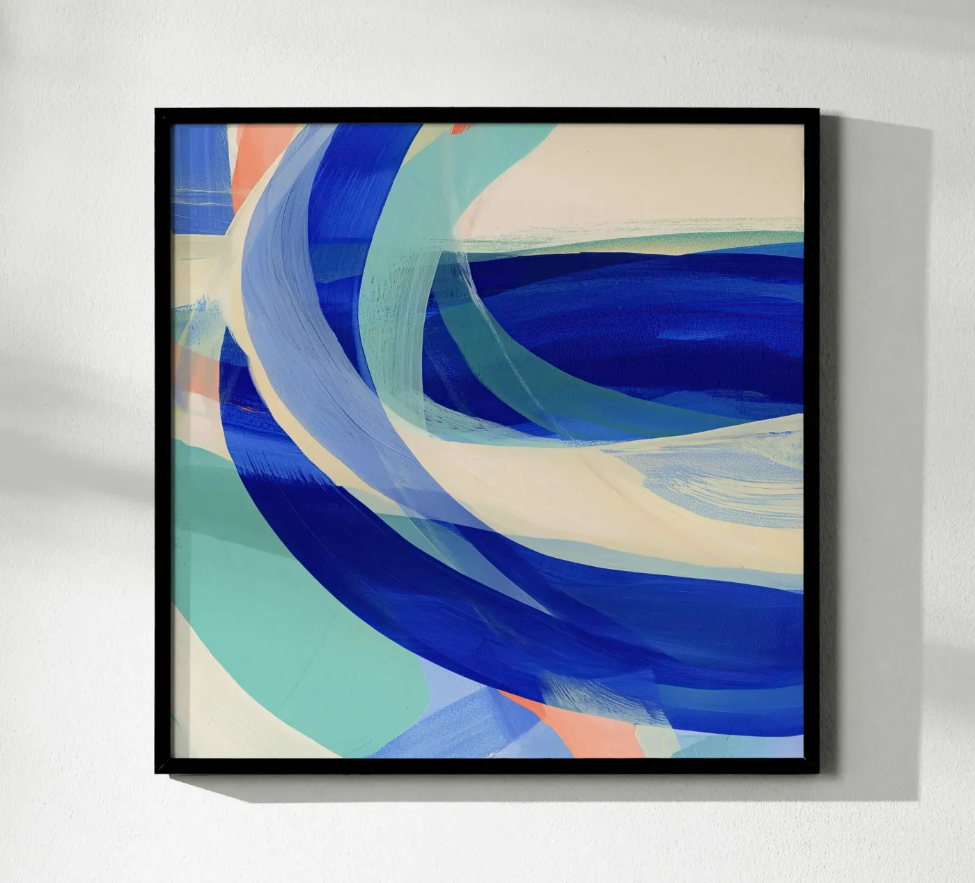 Abstract Ocean Waves poster by Calypso
